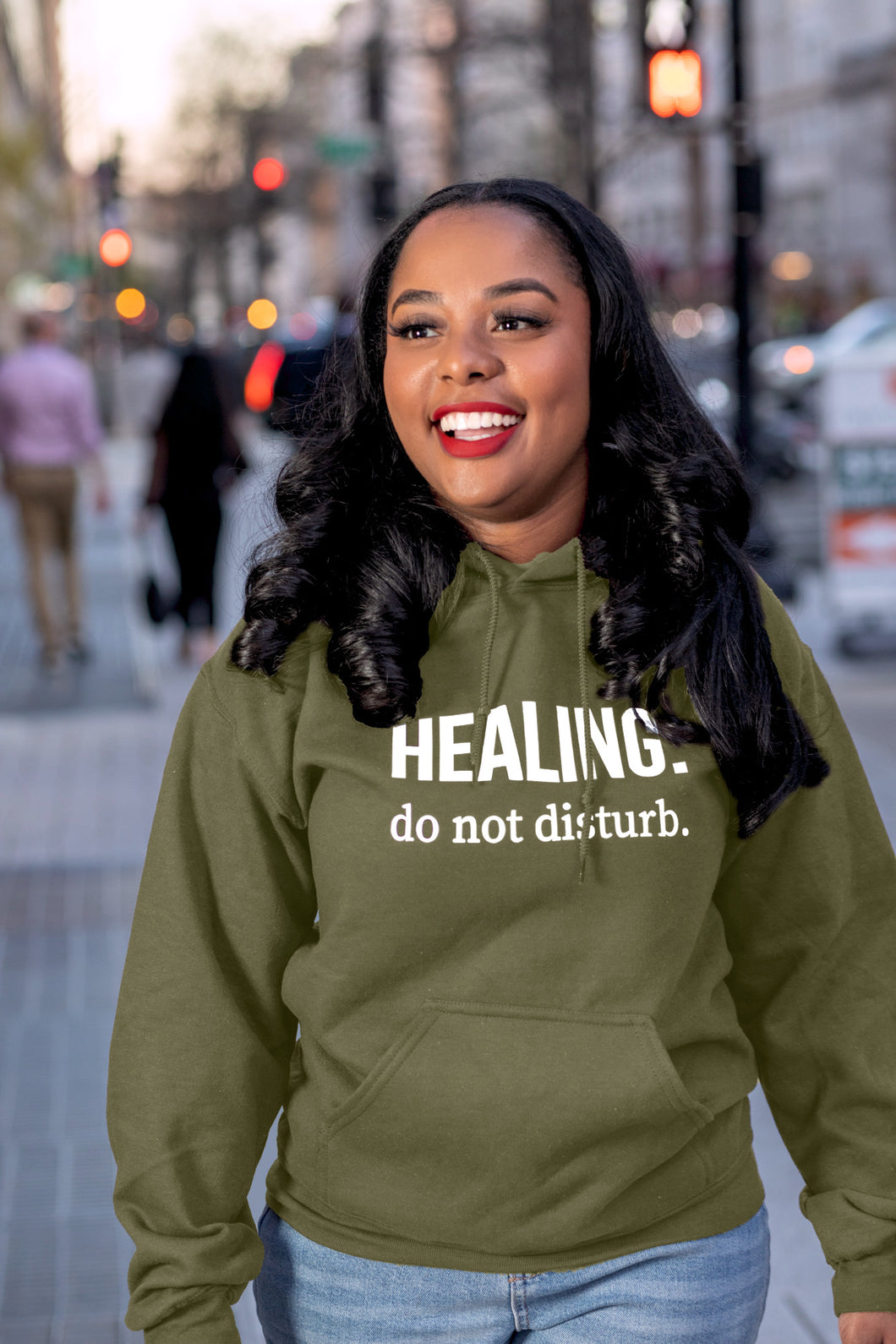 Healing DND Hoodie - Olive (PRE-ORDER ONLY)